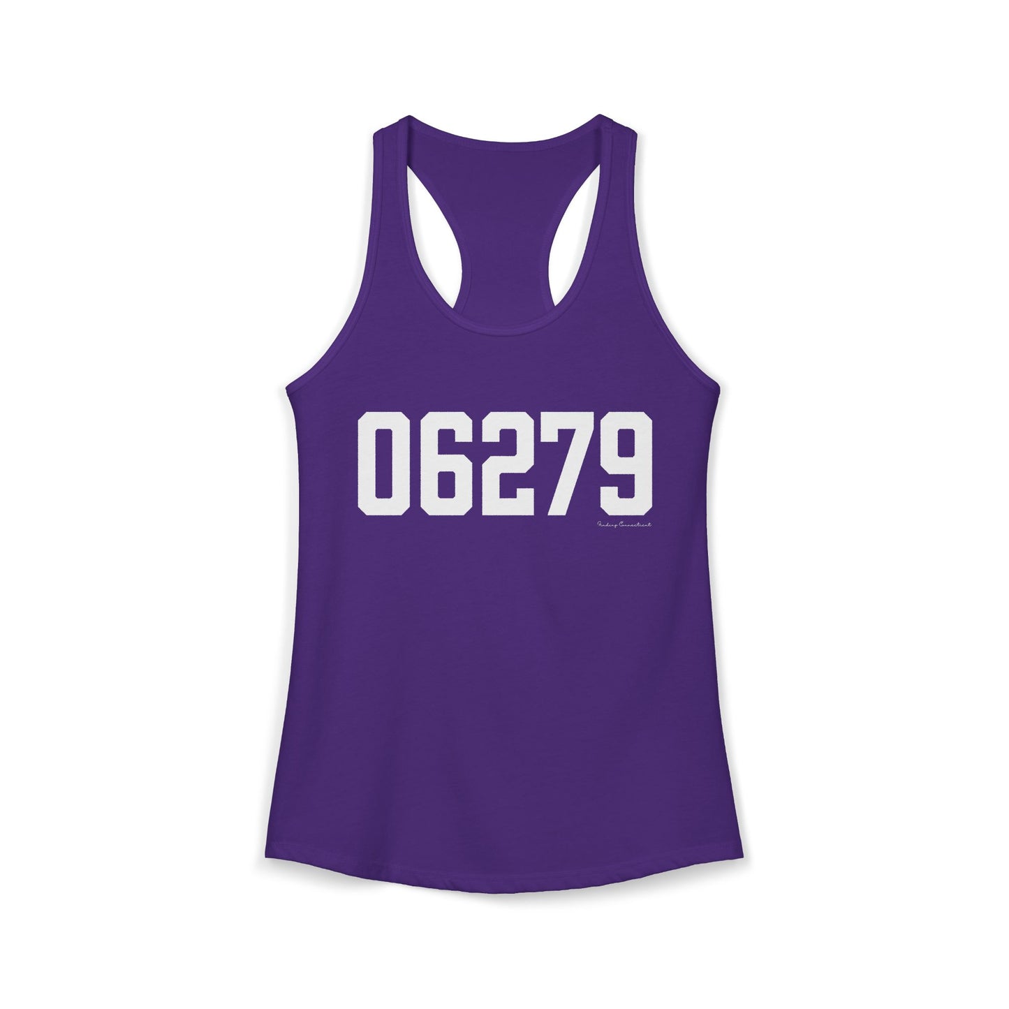 06279 Willington CT Zip Code Women's Ideal Racerback Tank Top