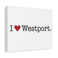 I Heart Westport. Matte Canvas, Stretched, 1.25"