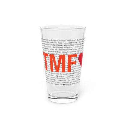 Stamford Love Pint Glass, 16oz