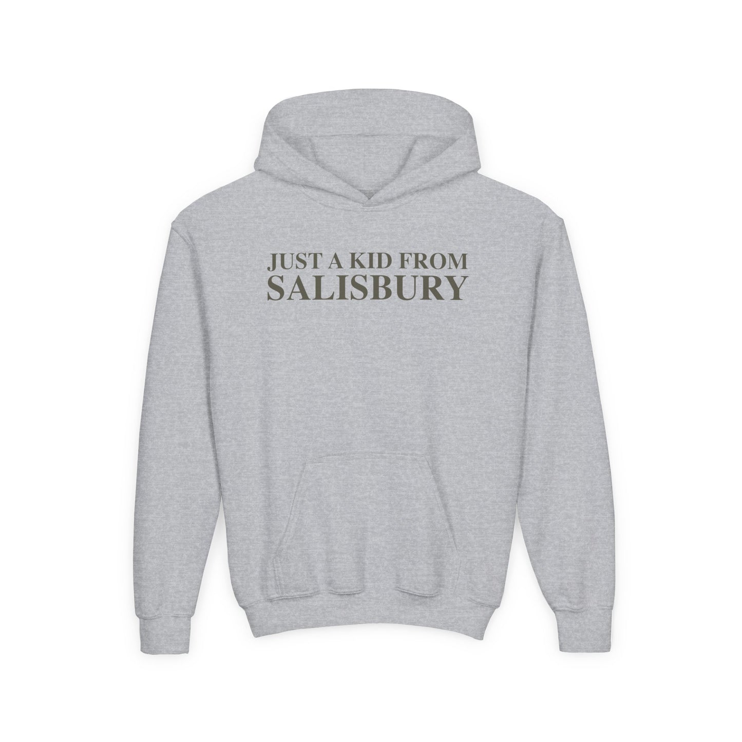 Just a kid from Salisbury Youth Heavy Blend Hooded Sweatshirt