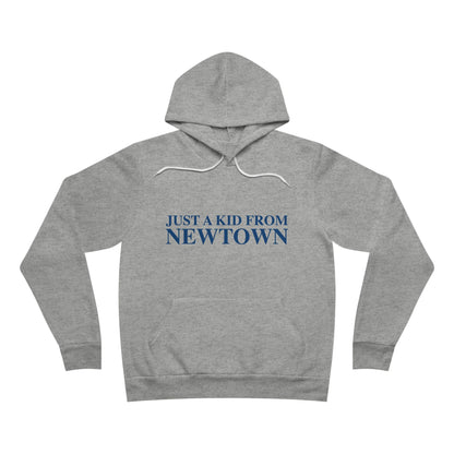 Just a kid from Newtown Unisex Sponge Fleece Pullover Hoodie