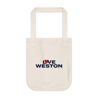 Love Weston Organic Canvas Tote Bag