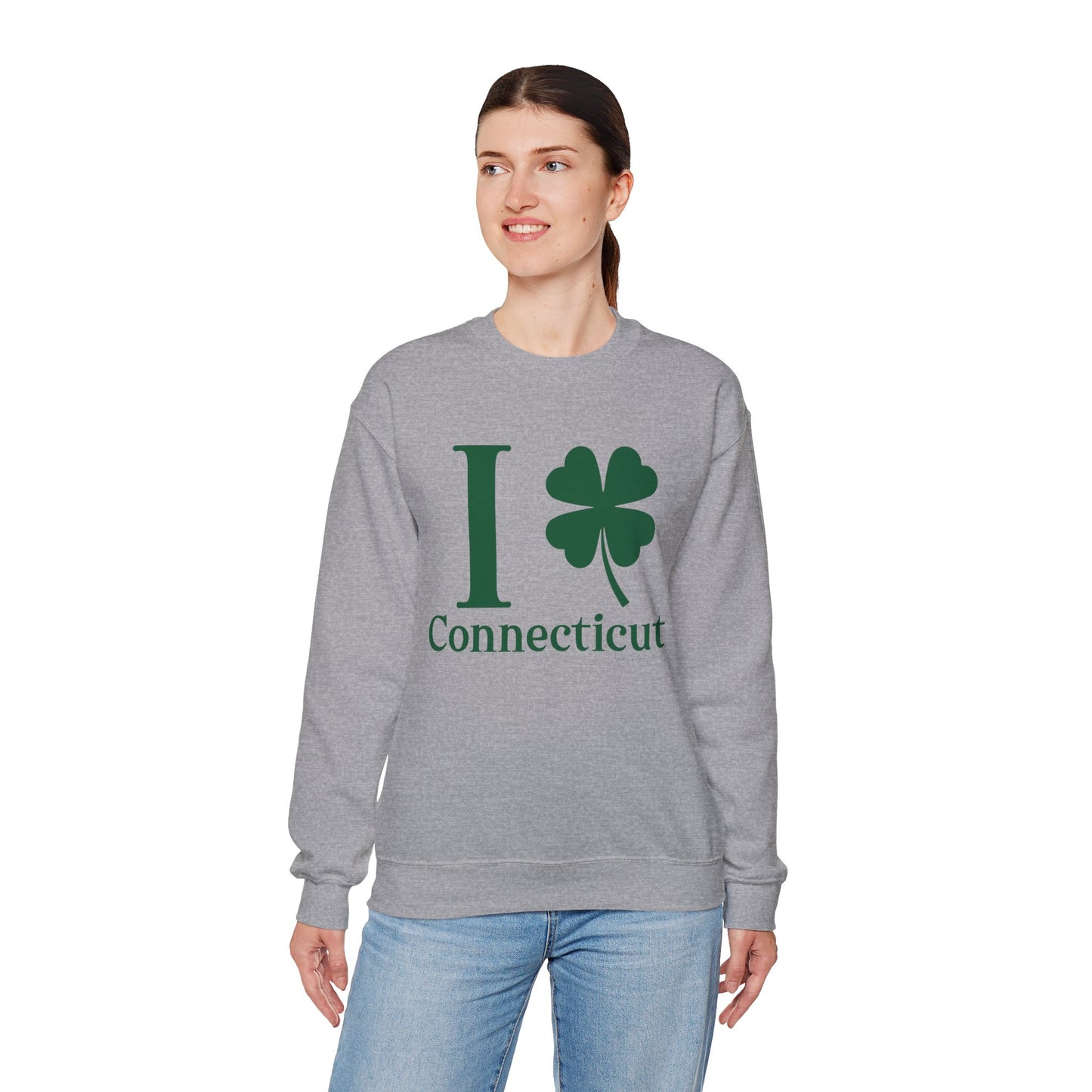 I Clover Connecticut  Unisex Heavy Blend™ Crewneck Sweatshirt