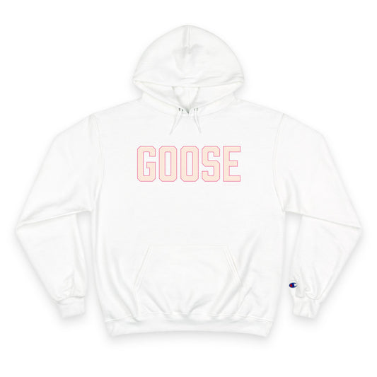 Goose ZIp Code Peach & Pink  Champion Hoodie