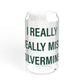 I Really Really Miss Silvermine Sipper Glass, 16oz