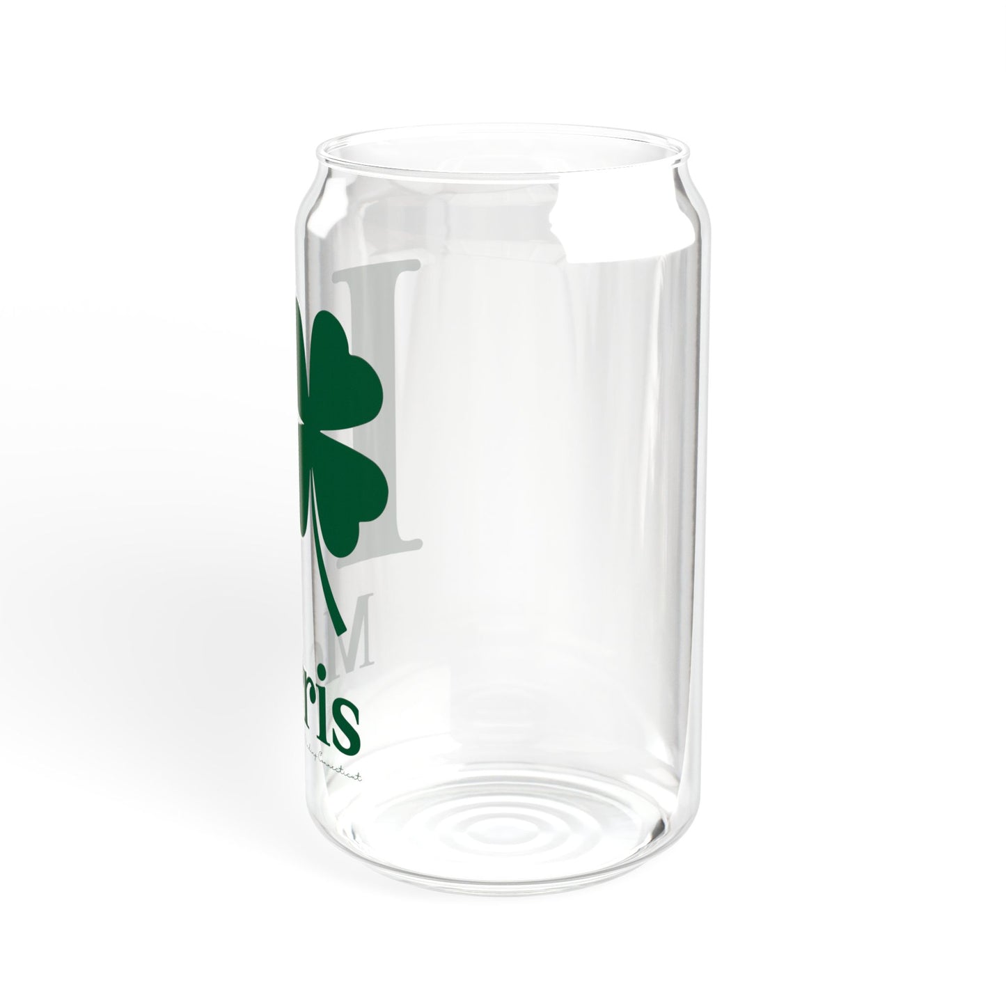 I Clover Morris  Sipper Glass, 16oz