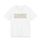 Goose Zip Code Cream & Purple Unisex Jersey Short Sleeve T-Shirt