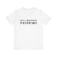 Just a kid from Westport Unisex Jersey Short Sleeve T-Shirt