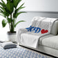 Brookfield Love Sherpa Fleece Blanket