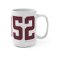06052 New Britain Connecticut Zip Code Locks Mug 15oz