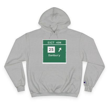 Vintage Merritt Parkway Exit 49N Sign Champion Hoodie