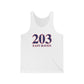 203 East Haven Red White & Blue Unisex Jersey Tank Top