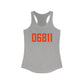 06811 Danbury Connecticut Zip Code Women's Ideal Racerback Tank Top