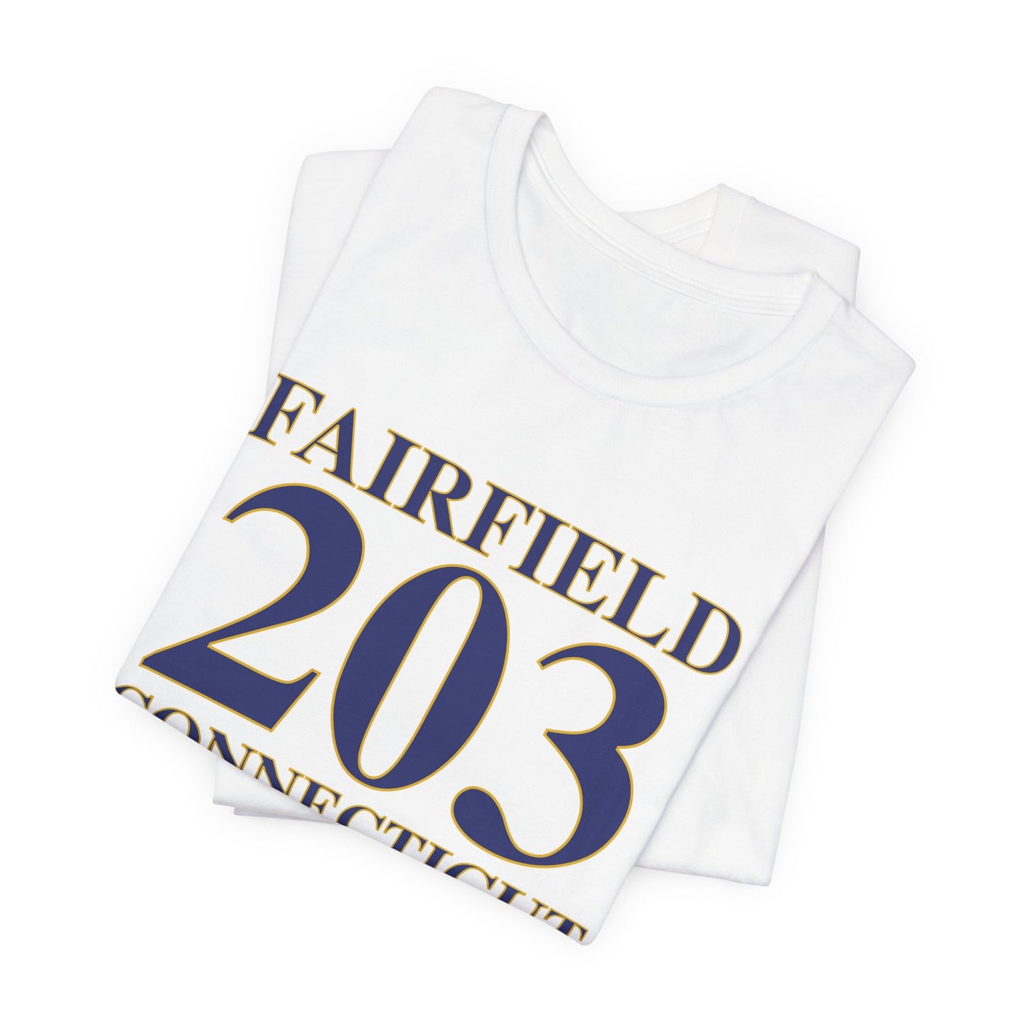 Fairfield 203 Connecticut Unisex Jersey Short Sleeve T-Shirt