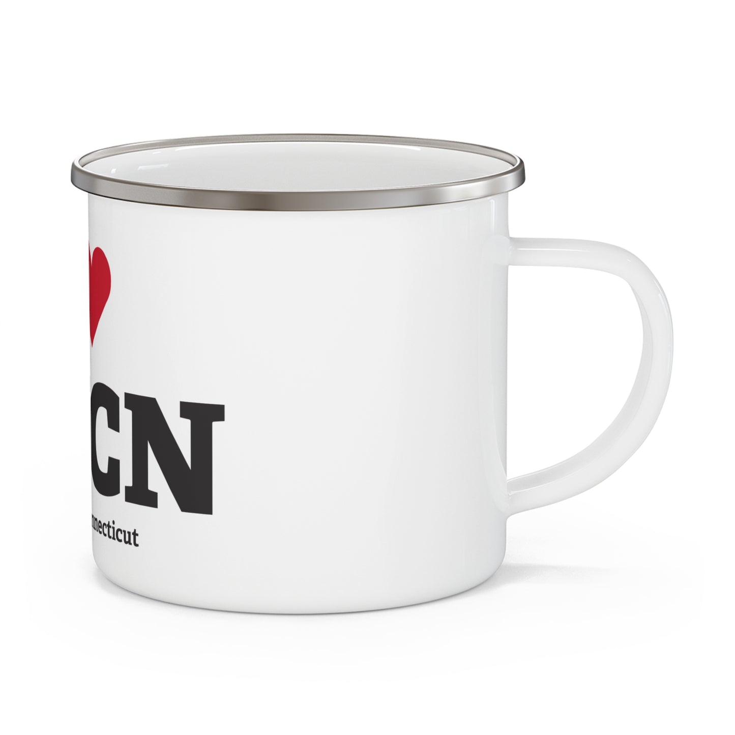 I Heart NWCN Enamel Camping Mug
