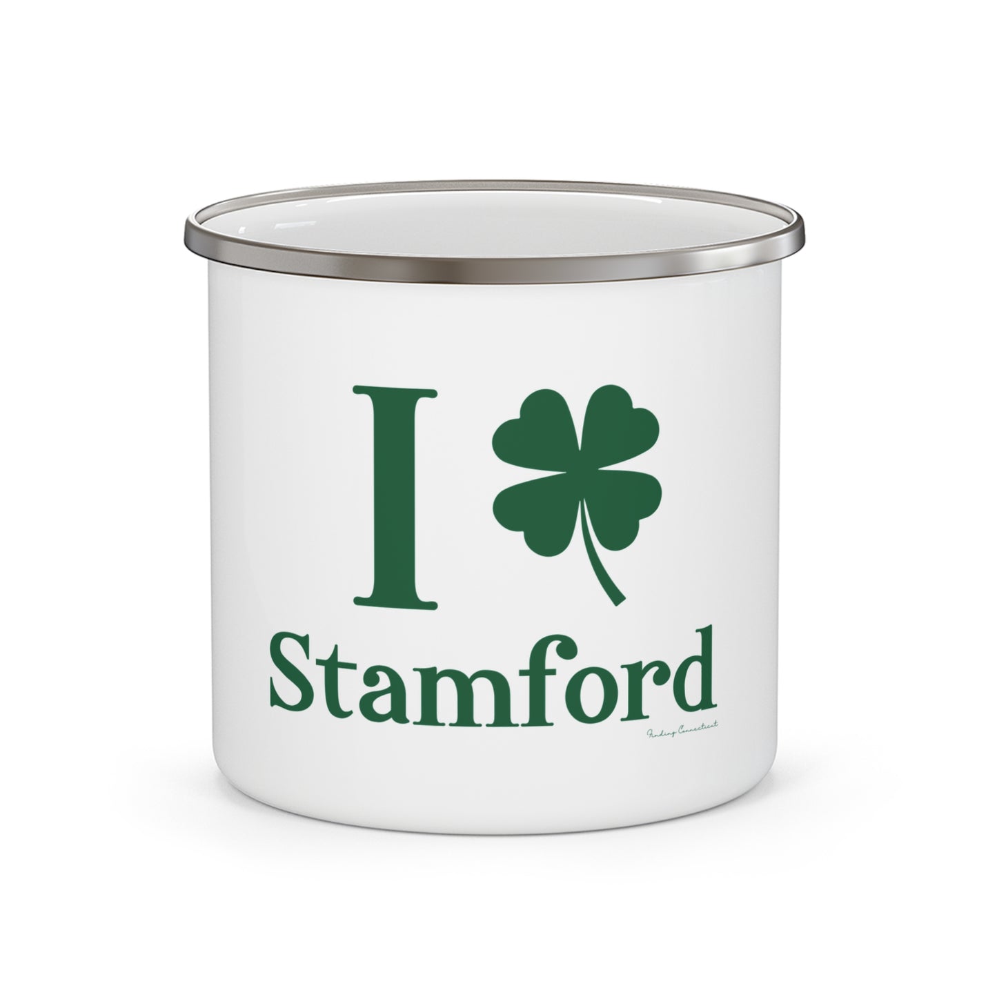 I Clover Stamford Enamel Camping Mug