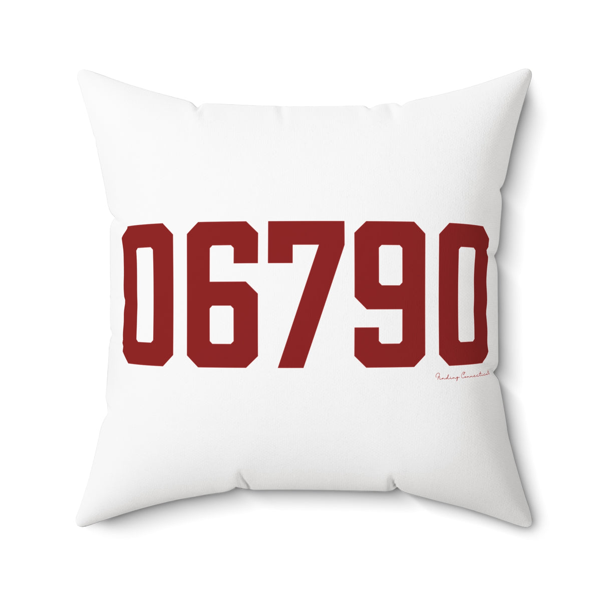 06790 Torrington Connecticut Zip Code Polyester Square Pillow