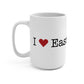 I Heart East Norwalk. Mug 15oz