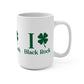 I Clover Black Rock Mug 15oz