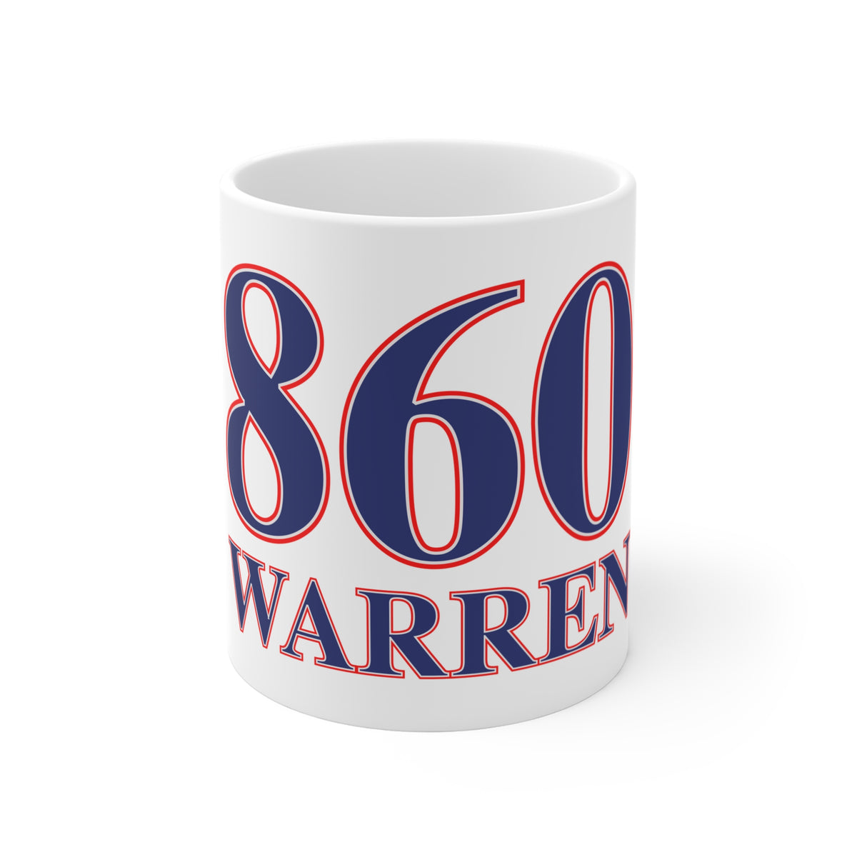 Warren Red, White & Blue Mug 11oz