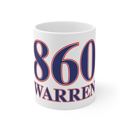 Warren Red, White & Blue Mug 11oz