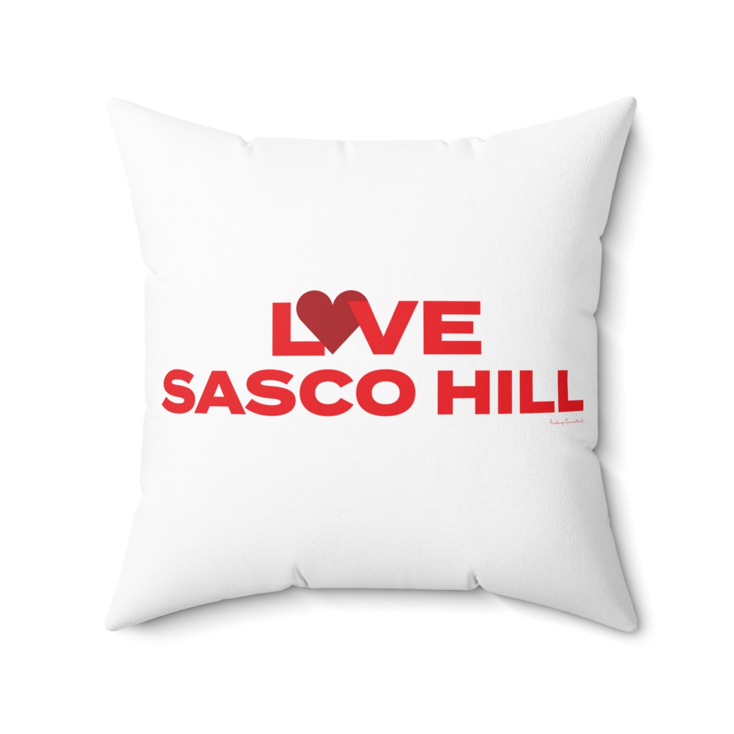 Love Sasco Hill Spun Polyester Square Pillow