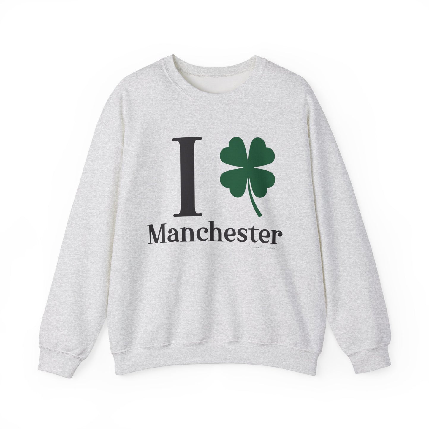 I Clover Manchester Unisex Heavy Blend™ Crewneck Sweatshirt