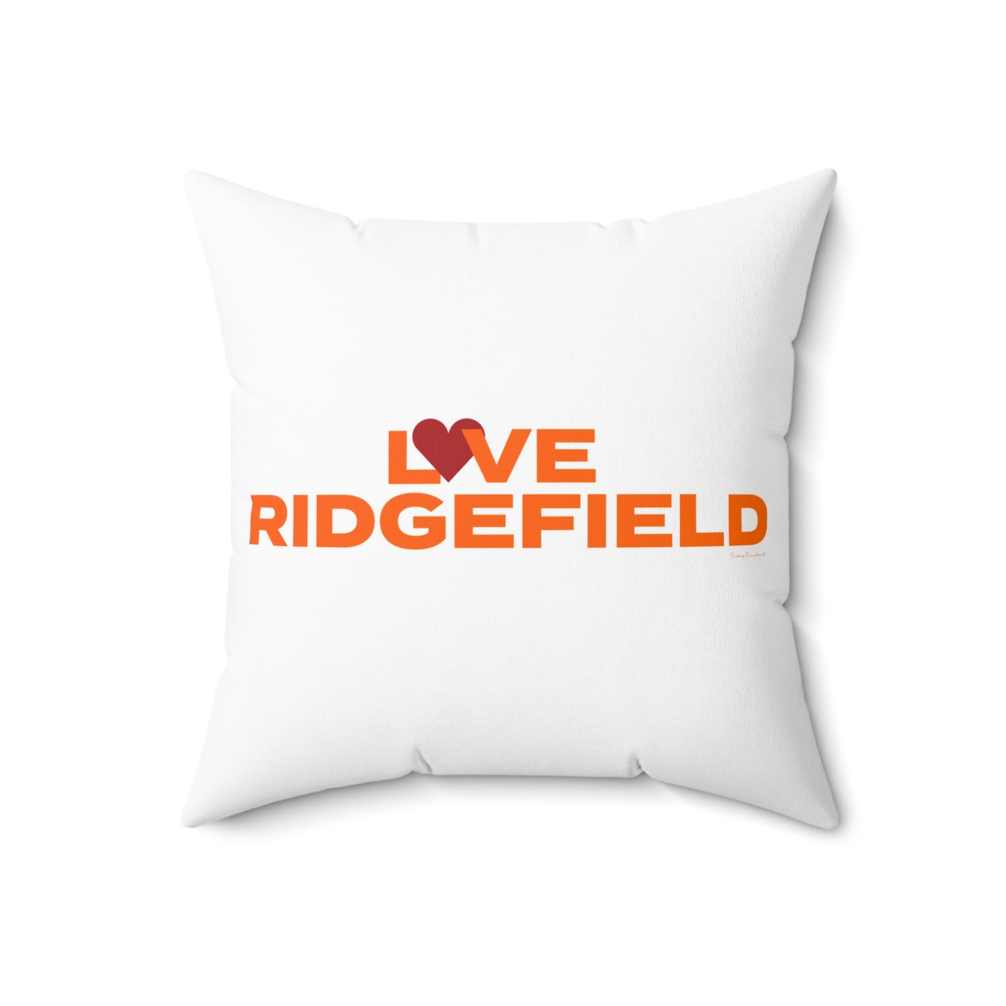 Love Ridgefield Spun Polyester Square Pillow