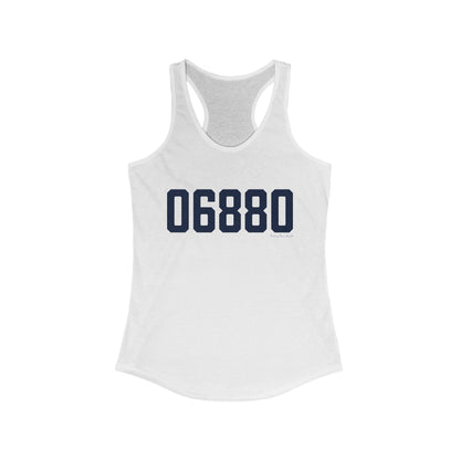 06880 Westport Connecticut Zip Code Women's Ideal Racerback Tank Top