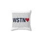 Weston Love Spun Polyester Square Pillow