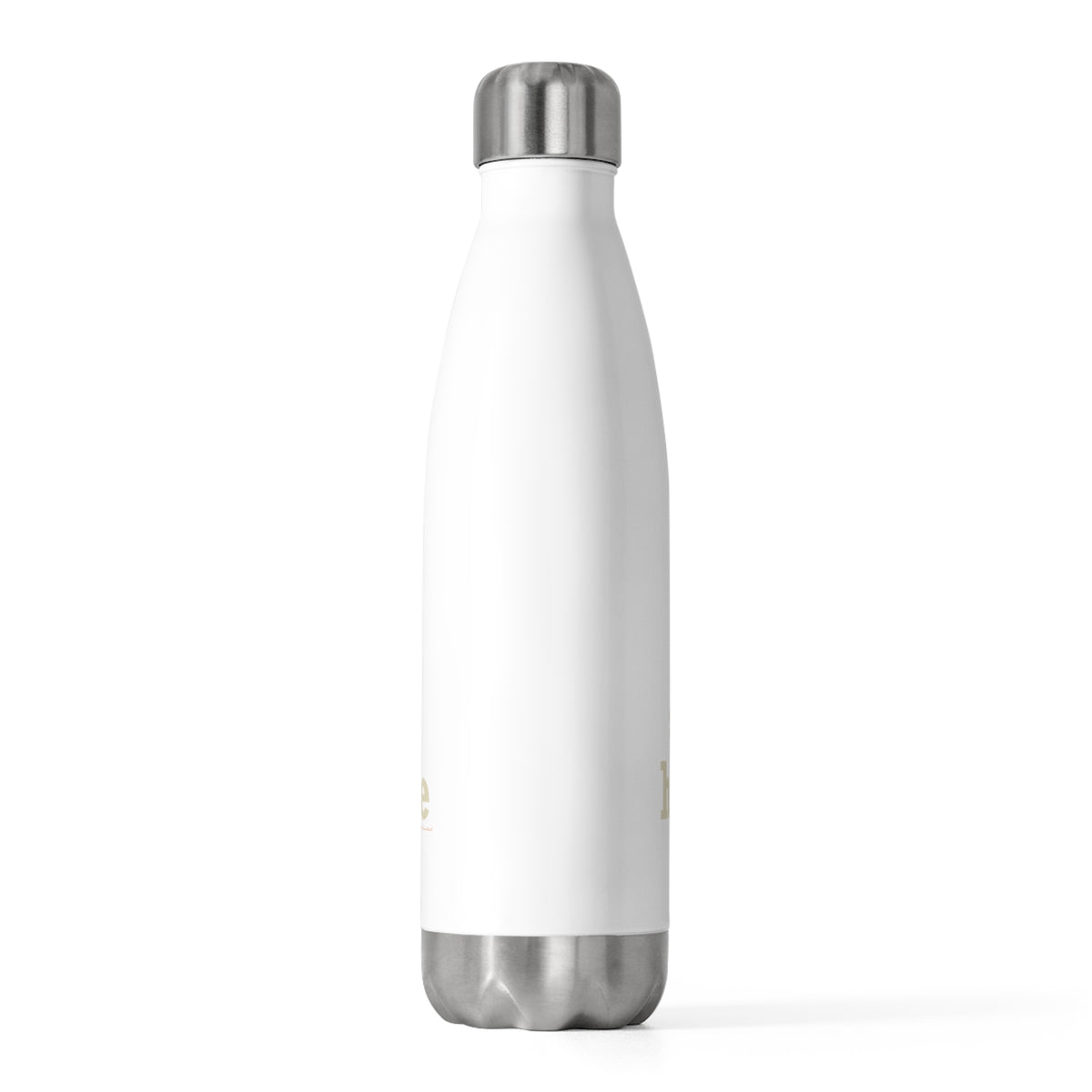 Goose Shows Are My Happy Place - Cream & Purple 20oz Insulated Bottle