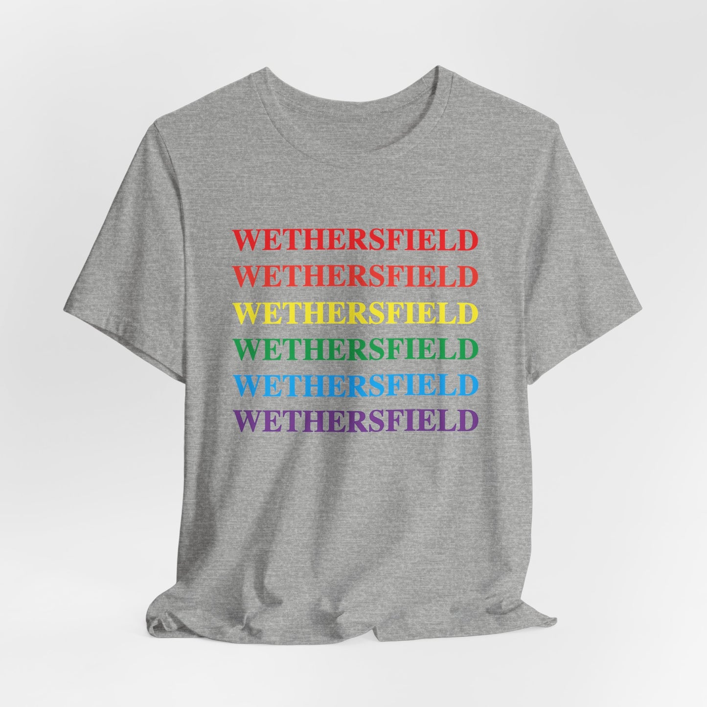 Wethersfield Pride Unisex Jersey Short Sleeve Tee