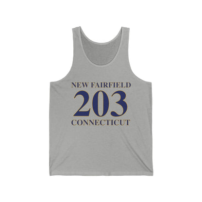 New Fairfield 203 Connecticut Unisex Jersey Tank Top
