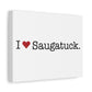 I Heart Saugatuck. Matte Canvas, Stretched, 1.25"