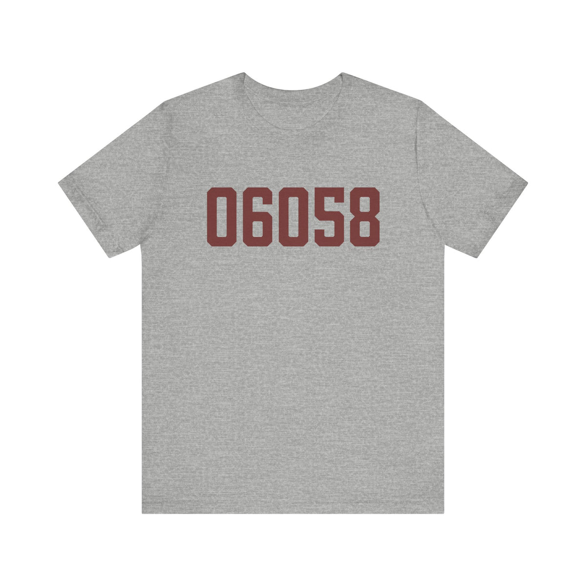 06058 Norfolk Connecticut Zip Code Unisex Jersey Short Sleeve T-Shirt