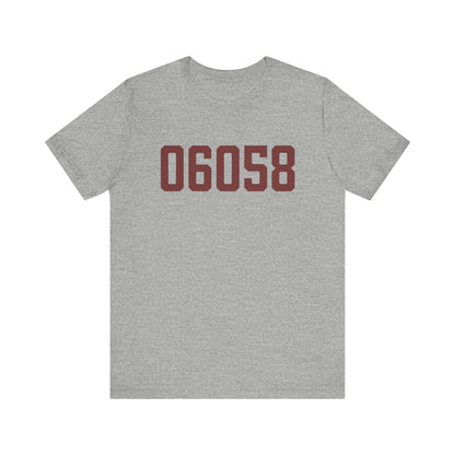 06058 Norfolk Connecticut Zip Code Unisex Jersey Short Sleeve T-Shirt