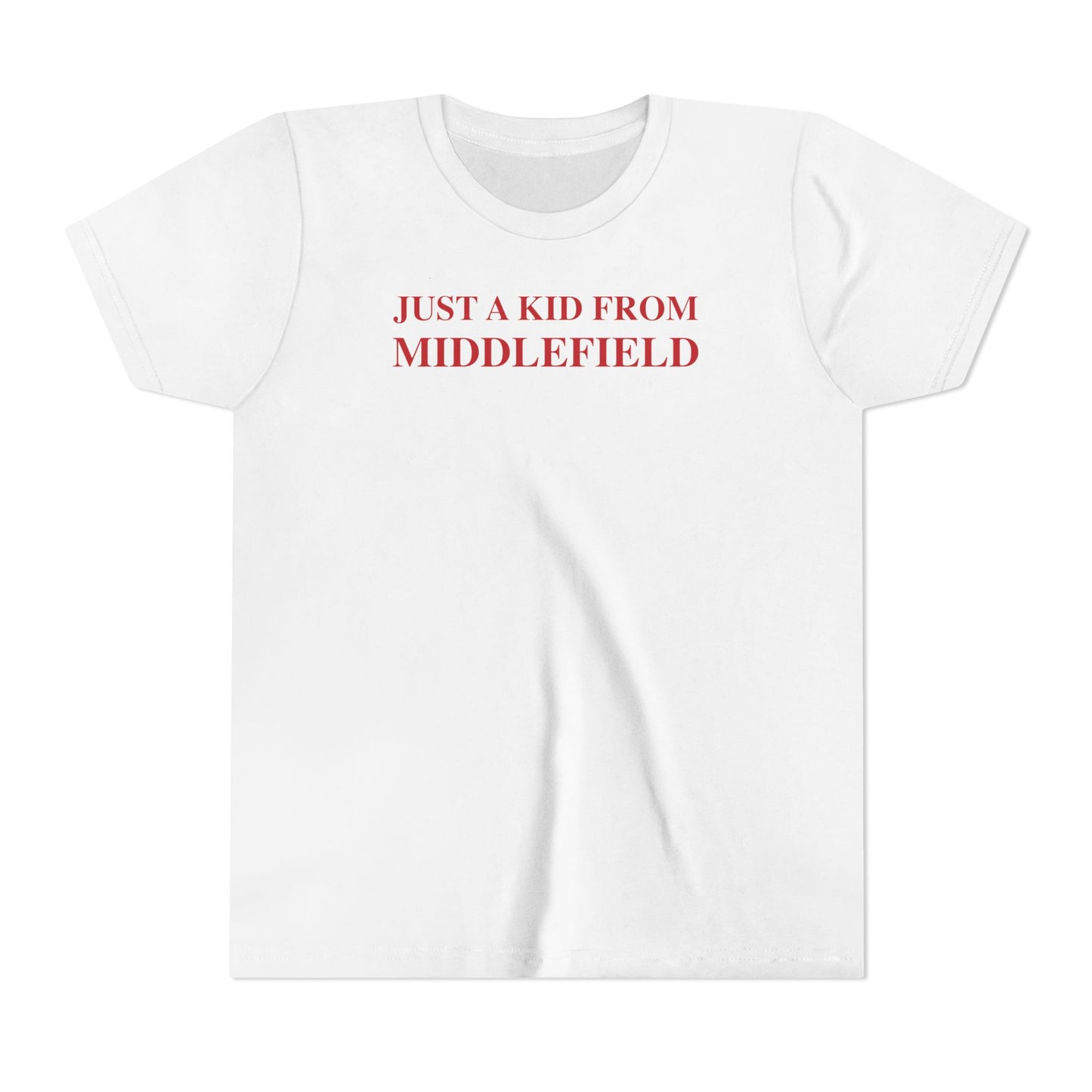Just a kid from Middlefield Youth Short Sleeve T-Shirt