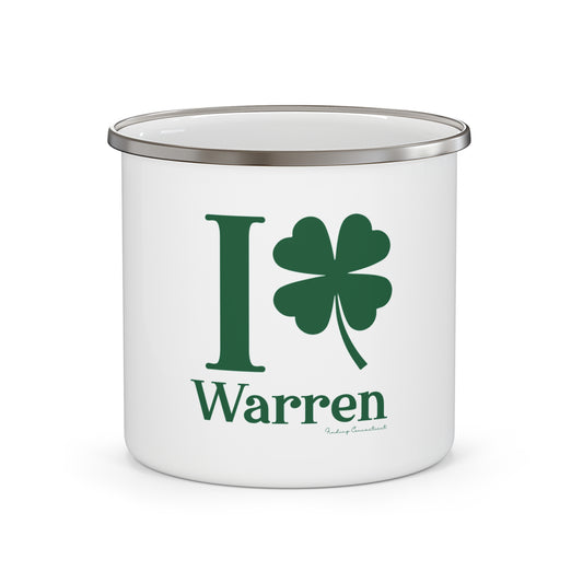 I Clover Warren Enamel Camping Mug