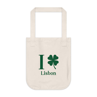 I Clover Lisbon Organic Canvas Tote Bag