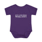 Just a kid from Wolcott Infant Baby Rib Bodysuit