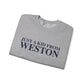 Just a kid from Weston Unisex Heavy Blend™ Crewneck Sweatshirt