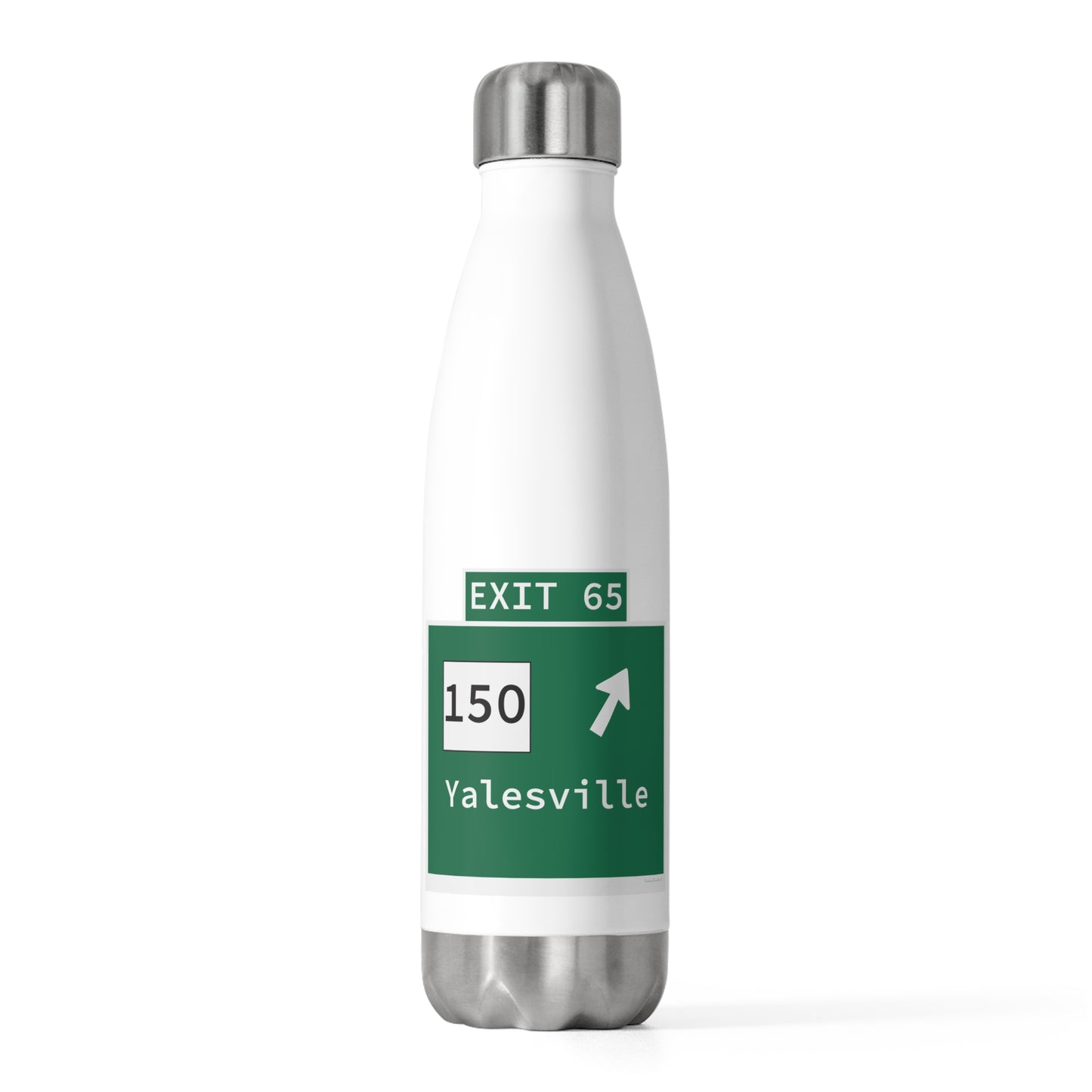 Vintage WCP Exit 65 Sign 20oz Insulated Bottle
