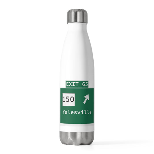 Vintage WCP Exit 65 Sign 20oz Insulated Bottle