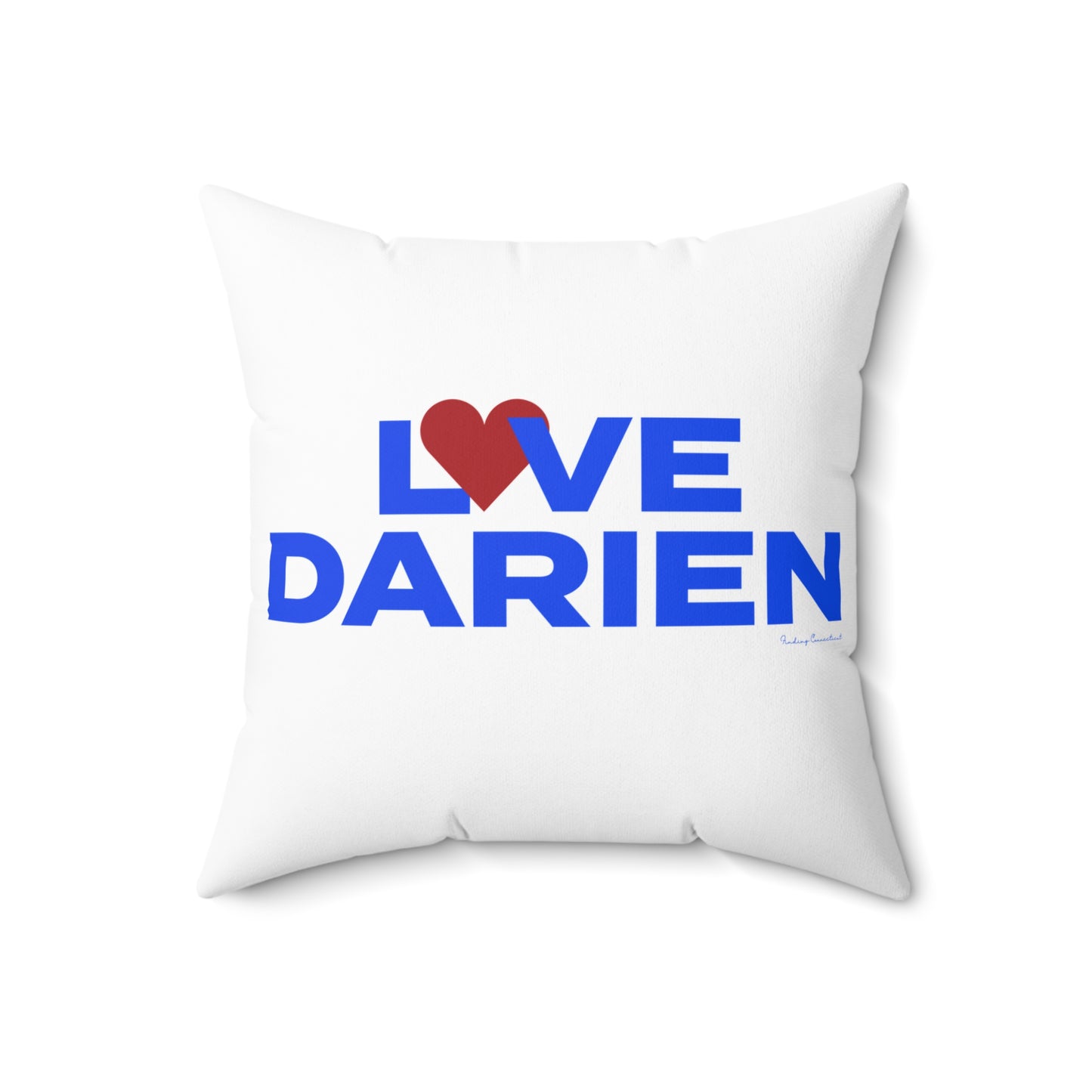 Love Darien Spun Polyester Square Pillow