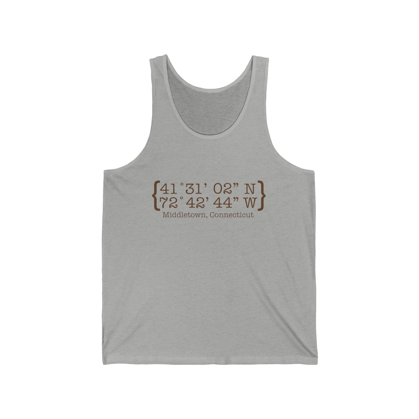 Middletown Coordinates Unisex Jersey Tank