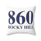 860 Rocky Hill Polyester Square Pillow