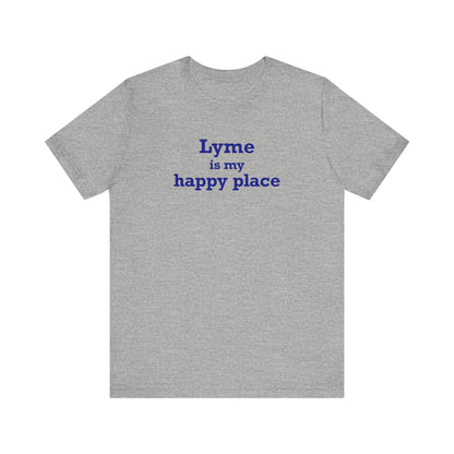 Lyme is My Happy Place Unisex Jersey Short Sleeve T-Shirt