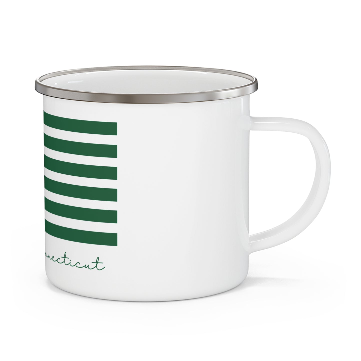 Litchfield Connecticut St. Patrick’s Day Flag Enamel Camping Mug