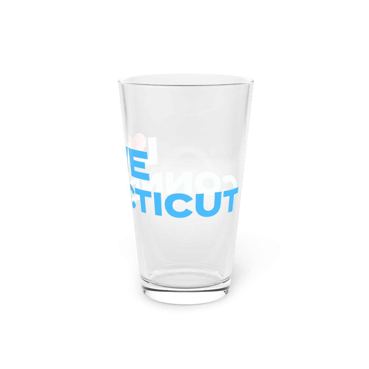 Love Connecticut Pint Glass, 16oz
