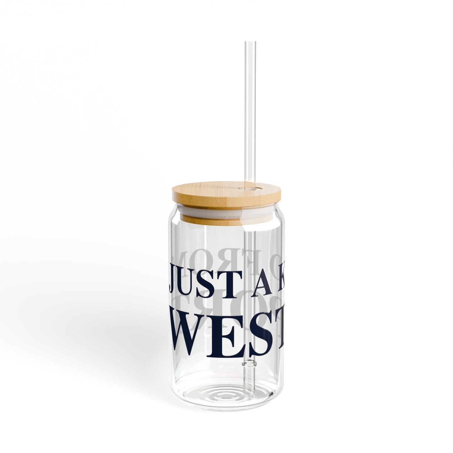 Just a kid from Westport Sipper Glass, 16oz